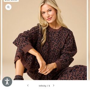 Softies Marshmallows Leopard Print Lounge Set